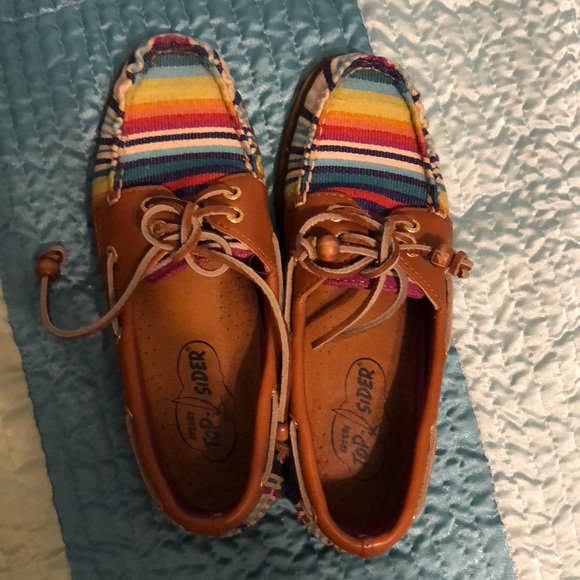 Sperry Top-Sider Rainbow Boat Shoes - Picture 1 of 5